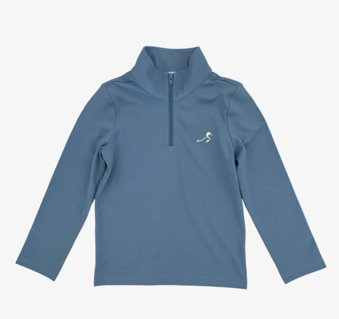Beau Quarter Zip  Lake Blue