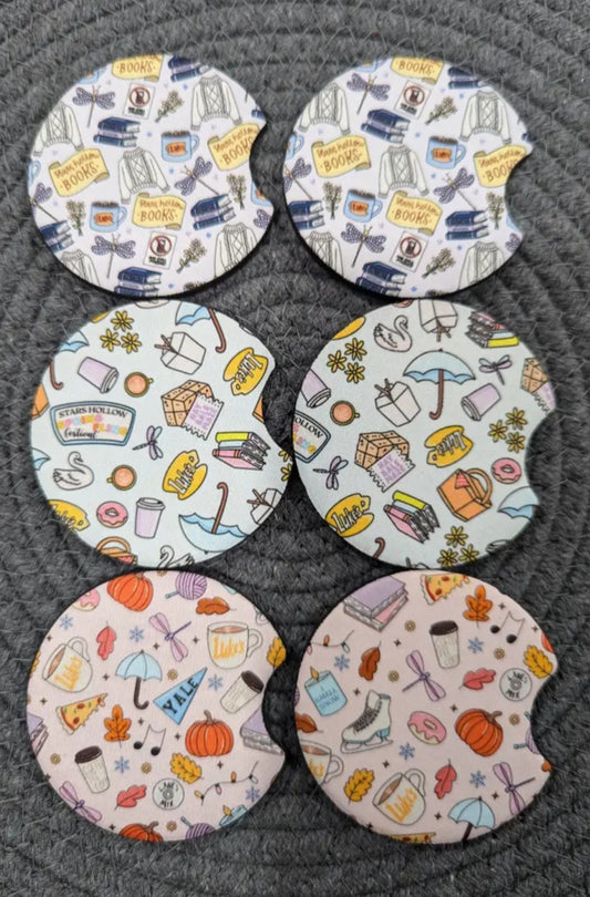 Gilmore Girls Inspired Car Coasters