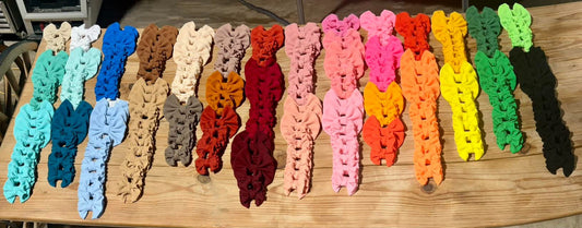 5" Solid Color Hair Bows