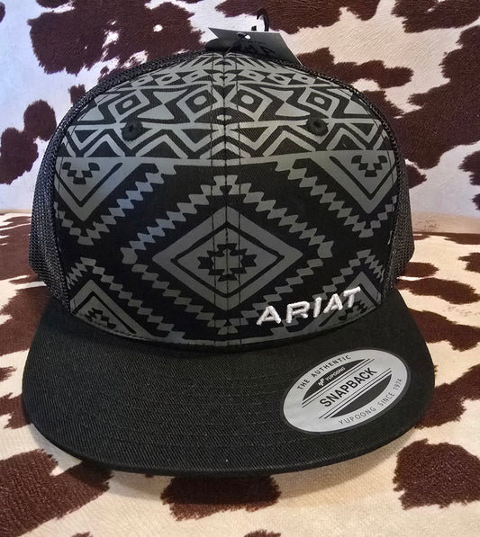 Youth Flat Bill Aztec Pattern