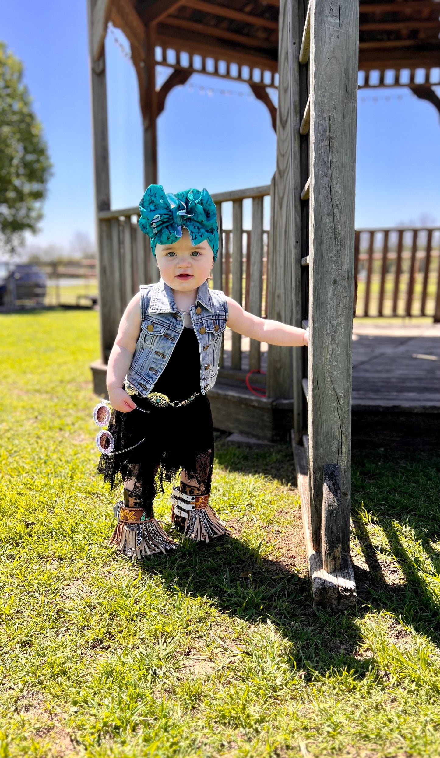 Fringe Denim Vest