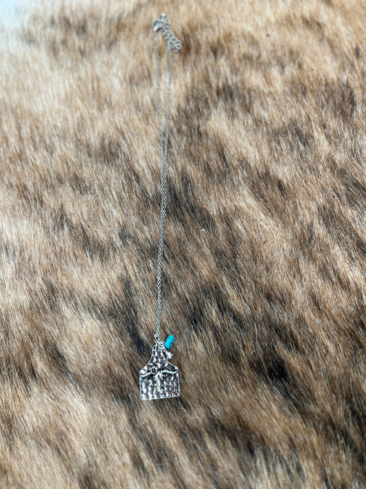 Ear Tag Necklace